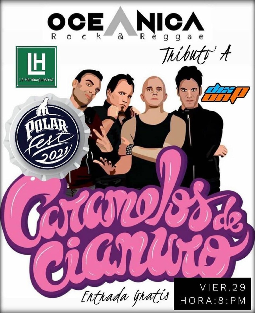 PanamaExtrema's tweet image. HOY  Viernes 29 La @banda_oceanica Regresa A La @hamburgueseria_ Con El #PolarFest Y Un Buen Tributo A #CaramelosDeCianuro Junto A La Conga De @djdixonp Entrada Gratis+Te Esperamos!  @hamburgueseria_ instagr.am/p/CVn-rF6lm_j/