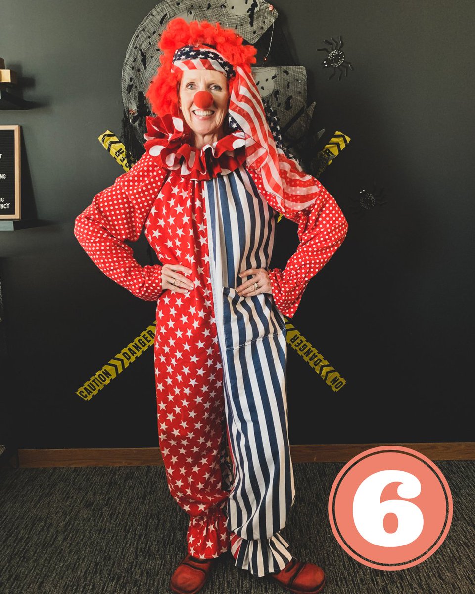 Hey Twitter!
We need YOUR help choosing a winner. 
Comment your vote below!

#1 - Olaf ☃️ 
#2 - Hot Dog 🌭 
#3 - Tina Belcher 👩🏻 
#4 - Scarecrow 👩‍🌾 
#5 - Pirate ☠️
#6 - Clown 🤡 

Voting is open through Monday morning at 9 am.
#halloween #companyculture