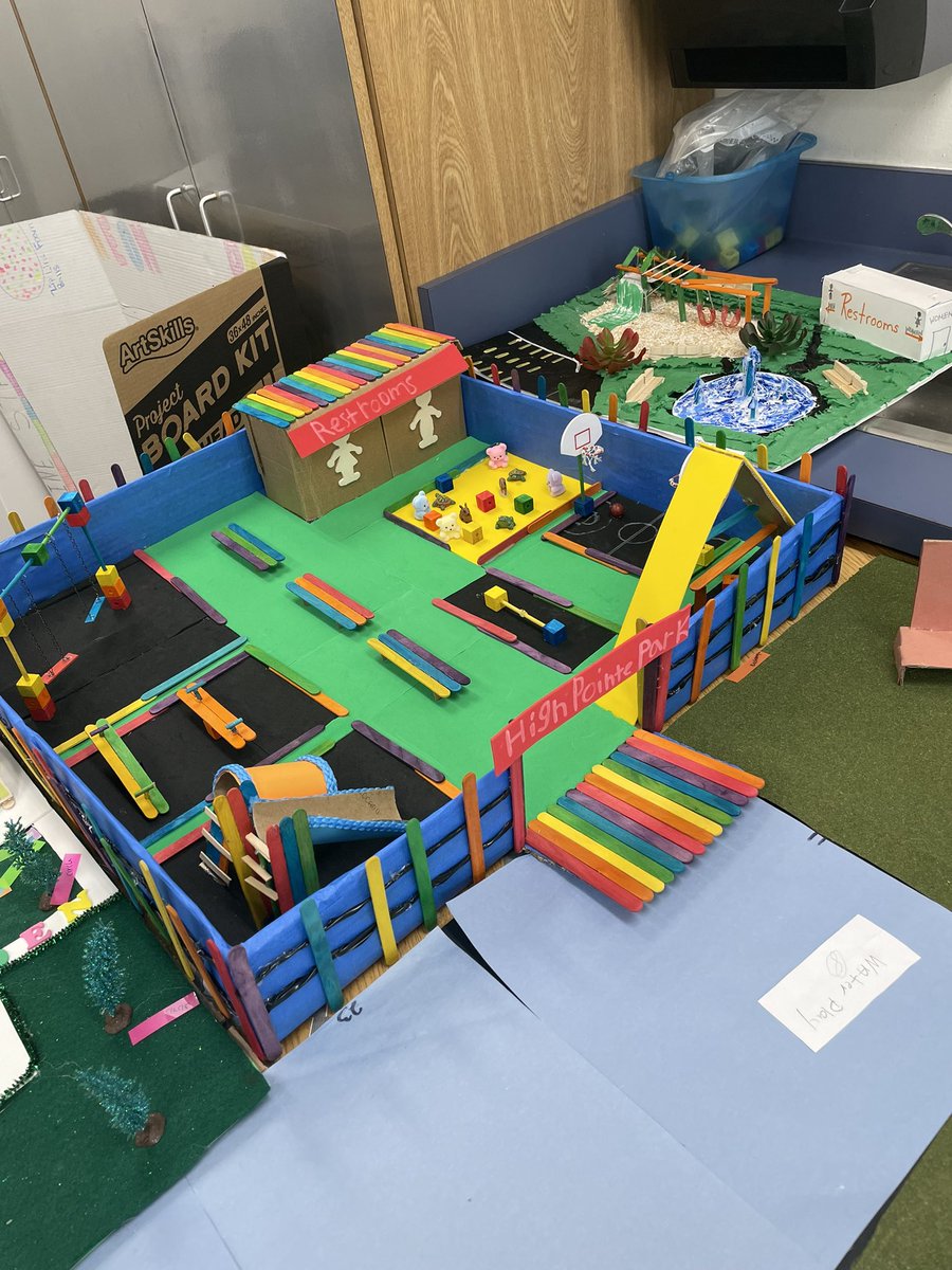 kinthomas2's tweet photo. Design Engineers in the making! 3rd grade scholars designed a park/playground. They did an awesome job!!!!
@ChisdHighpointe @Bouthatlife_116 @SheilaR77542887 @w_russell1914 https://t.co/NZaLlK2Xgr