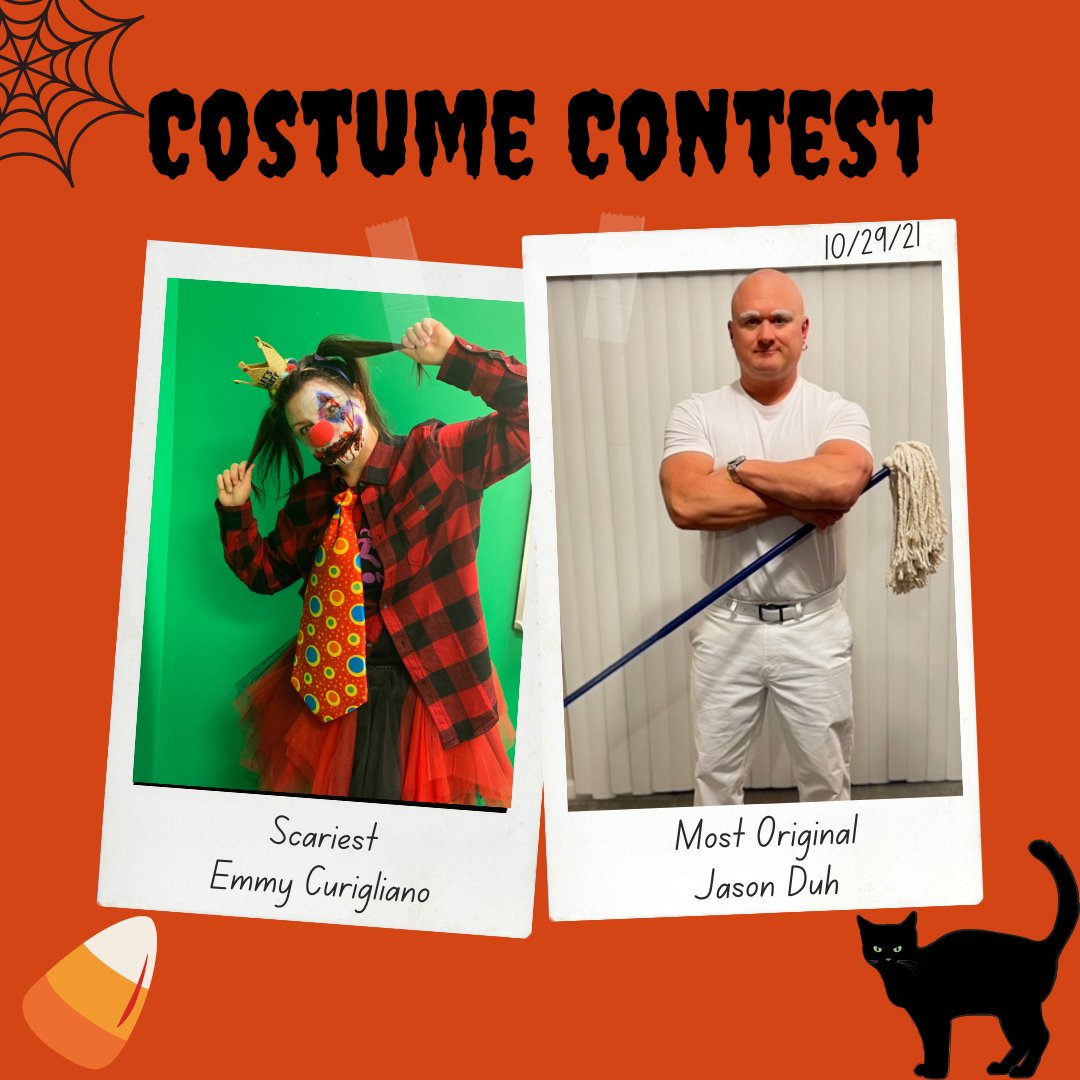 PLSLogistics's tweet photo. Congratulations to the winners of our PLS Halloween Contest! We hope you all have a spooky weekend!!๐ป
#Halloween #spooky #mostoriginal #pumpkincarving https://t.co/sLcuGZc9Kq
