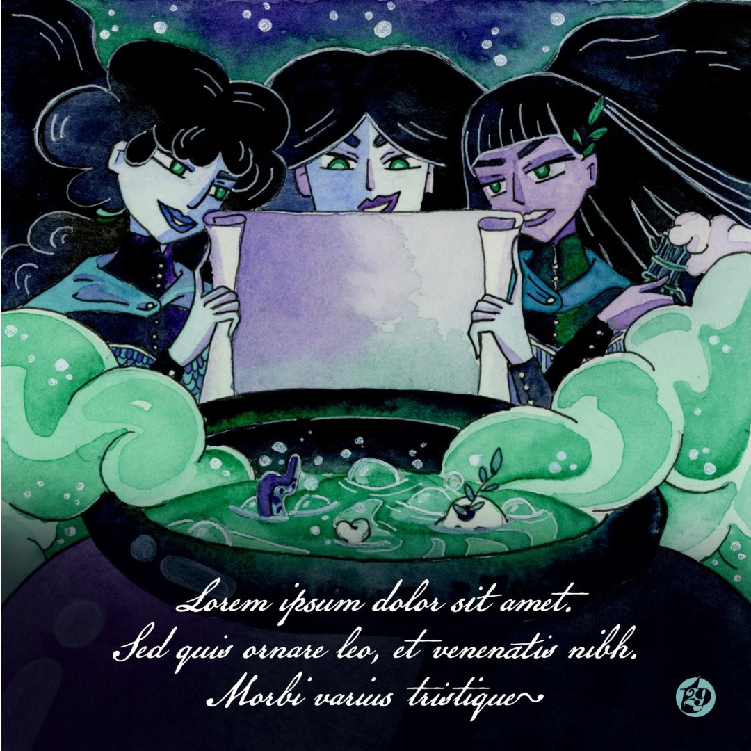 three29media's tweet photo. When you’re in a coven of digital marketers, and you need the perfect spell… 🧹🧙‍♀️✨

Artwork is by our very own designer, Amy Ly. Amy specializes in UX/UI, graphic design, watercolor painting. She’s so talented! https://t.co/FGnJkq04sc