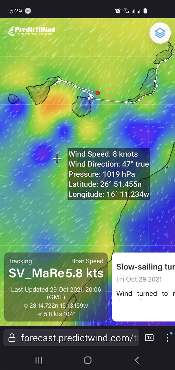 makikonagakura's tweet image. 今日は穏やかなグランドカナリア(西アフリカスペイン領)。昔船舶はFAXで風や天気予報予測を受信した。今はどこの洋上でも衛星、GPSで状況をリアルに知れます。そして陸からネット通じて船の位置を知れて安心。出来れば天気図をリンクしてほしいです。#raymarine #predictwind