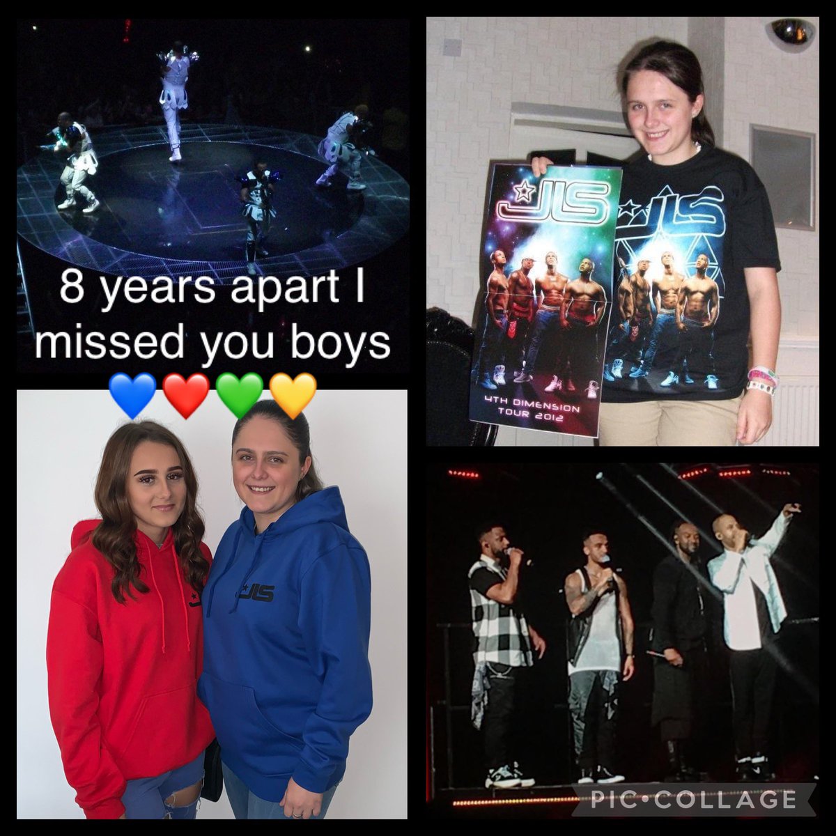 8 Years apart I missed you boys 24 and still a massive fan❤️💙💛💚 <a href="/JLSOfficial/">JLS</a> <a href="/JBGill/">JB Gill</a> <a href="/MarvinHumes/">Marvin Humes</a> <a href="/AstonMerrygold/">AM</a> <a href="/Oritse/">Oritsé Williams</a>
