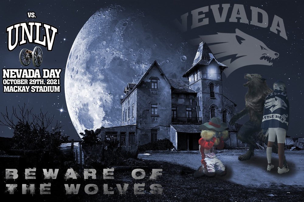 Nevada/Cannon Day is a scary sight for UNLV fans🐺👻

#JungleBoyz // #BattleBorn