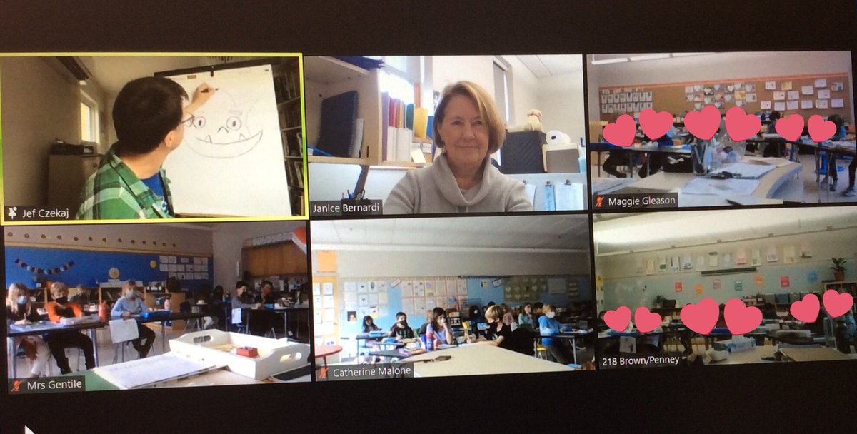 ambroselibrary's tweet photo. Thank you @TheWFEE for bringing Jef Czekaj to Authorfest! We learned about being an author and how he creates his illustrations! And we drew Little Ghoul! So much fun! @JefCzekaj @AmbroseSchool https://t.co/st9kj5Syve