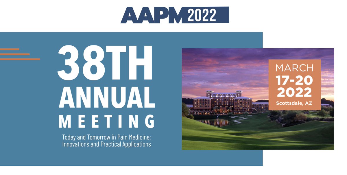 Registration for #AAPM2022 is now open! Join us for an exciting meeting on March 17-20 in Scottsdale, AZ. Register now at: aapmannualmeeting.com