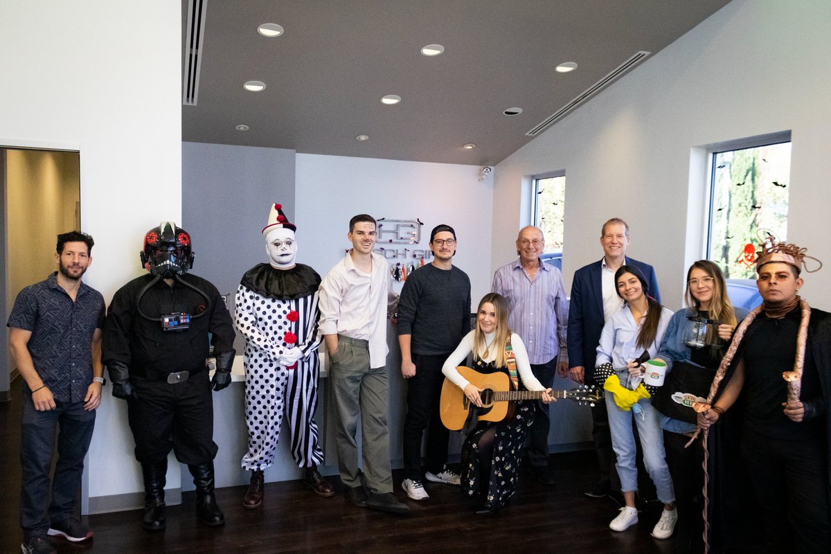 (2/2) Today also happens to be the annual HG Halloween Costume Contest in which Mr. Denham was an honorary judge. Hats off to all of the participants and congratulations to the four winning costumes and teams!