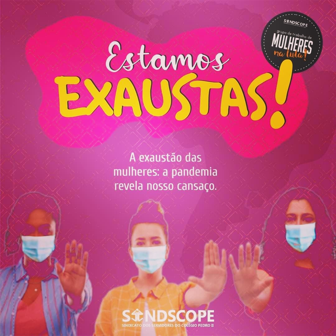 sindscope's tweet image. "Estamos exaustas"

O GT Mulheres lança o desabafo de muitas companheiras. A exaustão das mulheres na pandemia é um fenômeno amplamente difundido, mas pouco considerado no ambiente de trabalho. No entanto, suas consequências são devastadoras.

Leia em: sindscope.org.br/lutas/geral/es…