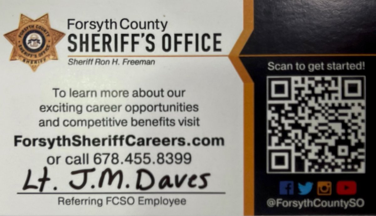 jessdaves13's tweet photo. Looking for a change? Ready to start a rewarding law enforcement career in a community that supports first responders? FCSO,
is hiring Deputy Sheriffs to fill our Jailer positions. For more information, scan the QR code below or visit: https://t.co/bVDwCYi9EF https://t.co/dLKlnJVNh6