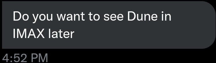 These types of messages >>>>>