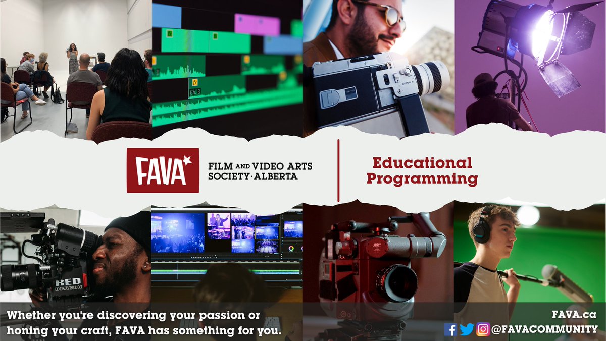 FAVA offers filmmaking courses and workshops that will accelerate your filmmaking journey. Whether you are a total beginner or experienced and looking to master your craft, FAVA has programming for you. See what FAVA is currently offering here: fava.ca/events-list/