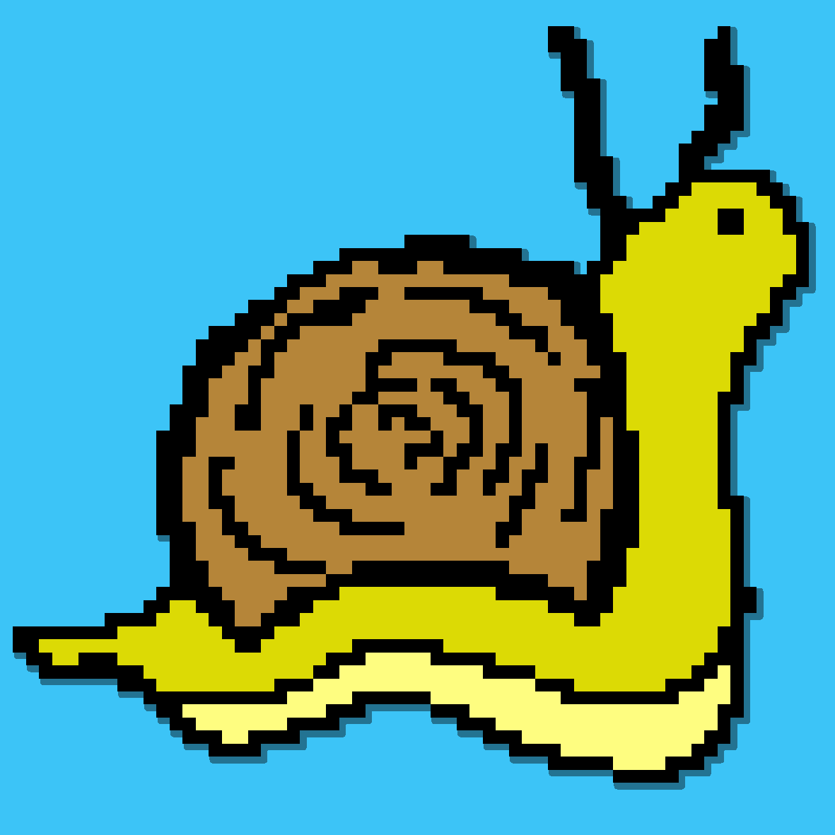JfAbstract's tweet photo. Snail Pixel Art
#TrippySummer #NFTartists #trippy #popart #pixelart https://t.co/d304X1GYXh