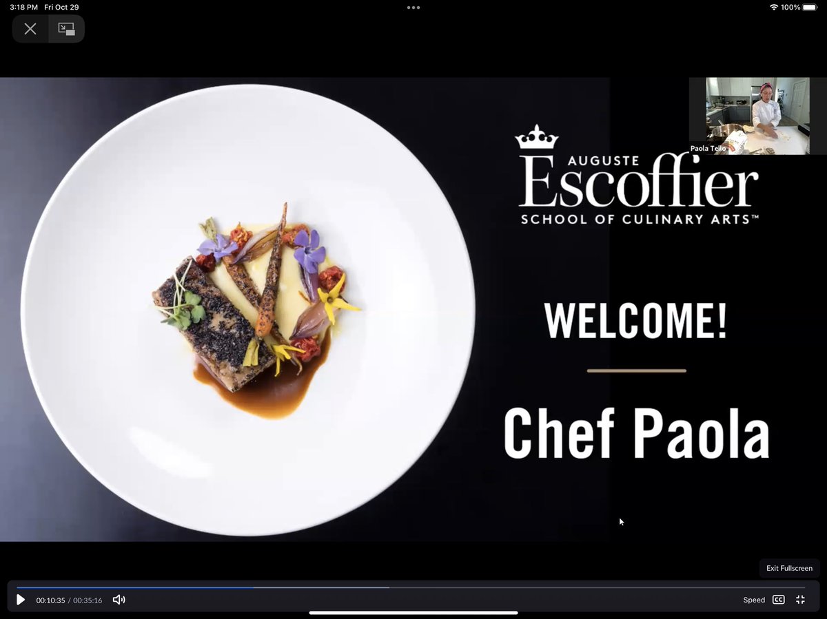 aechsculinary's tweet photo. Thank you Chef Paola and @escoffierschool for showing us how to make awesome Homemade Pasta w/ Fresh Pesto Sauce. @McAllenISDCTE  #homemadepasta #Virtualdemo https://t.co/UsHPXLWlmV