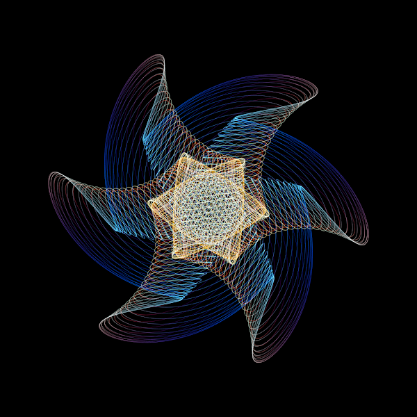SpiroNFT's tweet photo. There are seven chakras and all of them have different colors associated with them. 

This colorful Spiro consists of the colors of the heart, the throat, the solar plexus and the crown chakras. 

SpiroNFT #821

#spironft #nftspace https://t.co/sAXySCermp