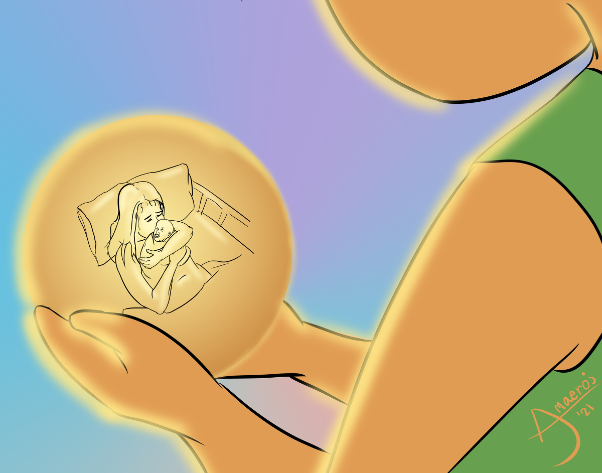 Warm Memory #Photoshop #digitalart #samtober2021 #Digitaldrawing #illustration #InsideOut #Joy pixiv.net/artworks/93770…