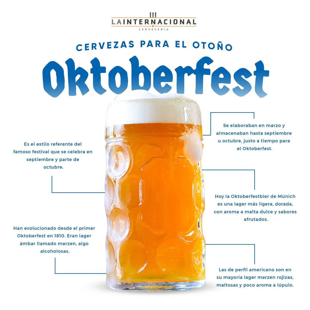 ¿Listos para el otoño? 🍁

La época otoñal nos envuelve con las cervezas de la temporada <a href="/LaInterQro/">La Internacional</a> 

Son días del Oktoberfest y también del estilo homónimo súper popular. 🍻 ¡Prost! 🇩🇪

¿Cuál es tu favorita? 🍺

#HablamosCerveza
#TuCerveceríaPorExcelencia