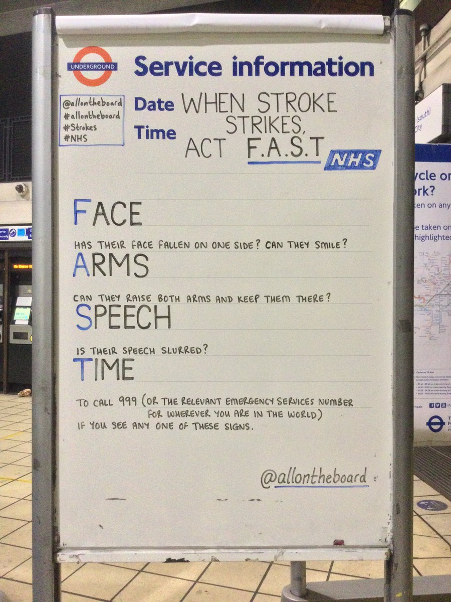 It’s important that we recognise the signs and the symptoms of a stroke and to act F.A.S.T to call 999 or the emergency services number wherever you are in the world. <a href="/allontheboard/">All On The Board</a> 

#WorldStrokeDay #Strokes #Stroke #StrokeAwarenessDay