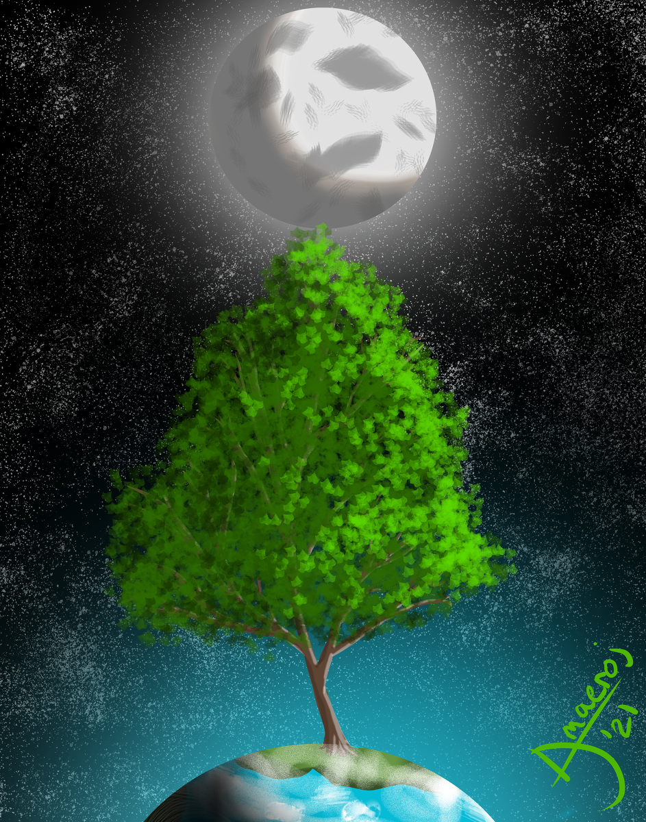 Overgrown #Photoshop #digitalart #samtober2021 #Digitaldrawing #illustration pixiv.net/artworks/93770…