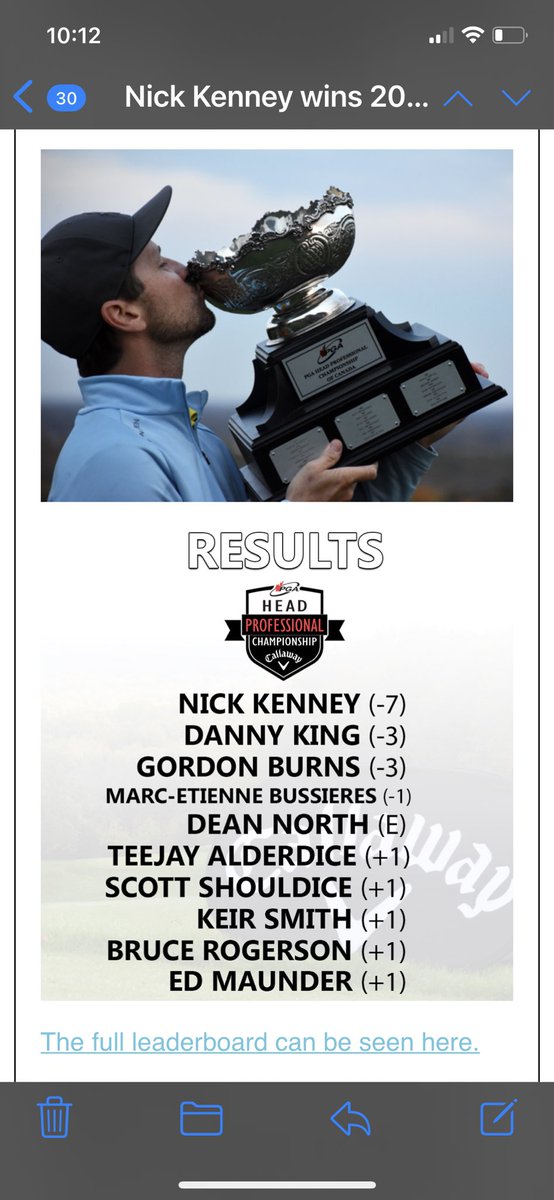 Fun few days <a href="/LookoutPointCC/">Lookout Point CC</a> thank you <a href="/TaylorMadeCA/">TaylorMade Canada</a> <a href="/mpfenning92/">Mitch Pfenning</a> @davidbradley79 #teamtaylormade #PortCarlingGolfClub