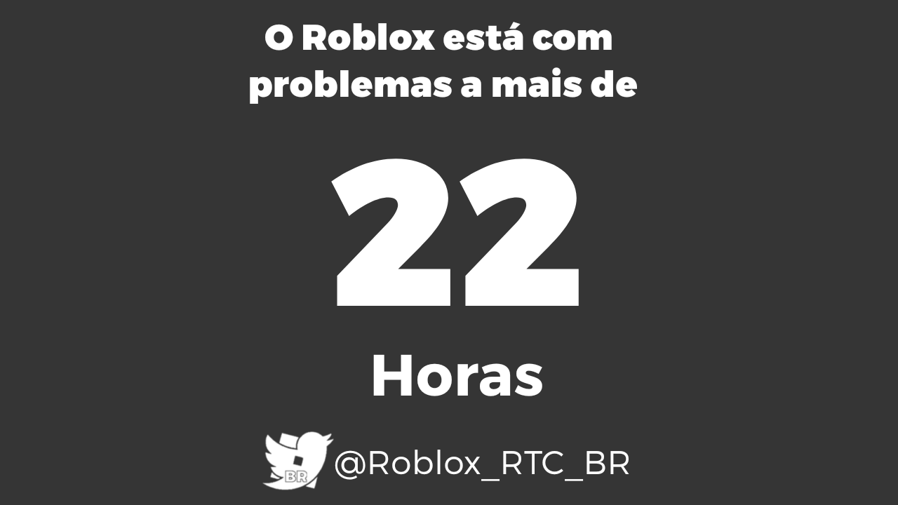 RTC em português  on X: ⚠️: O Roblox está passando por problemas em toda  a plataforma. Sim, o Roblox caiu numa quarta-feira.   / X