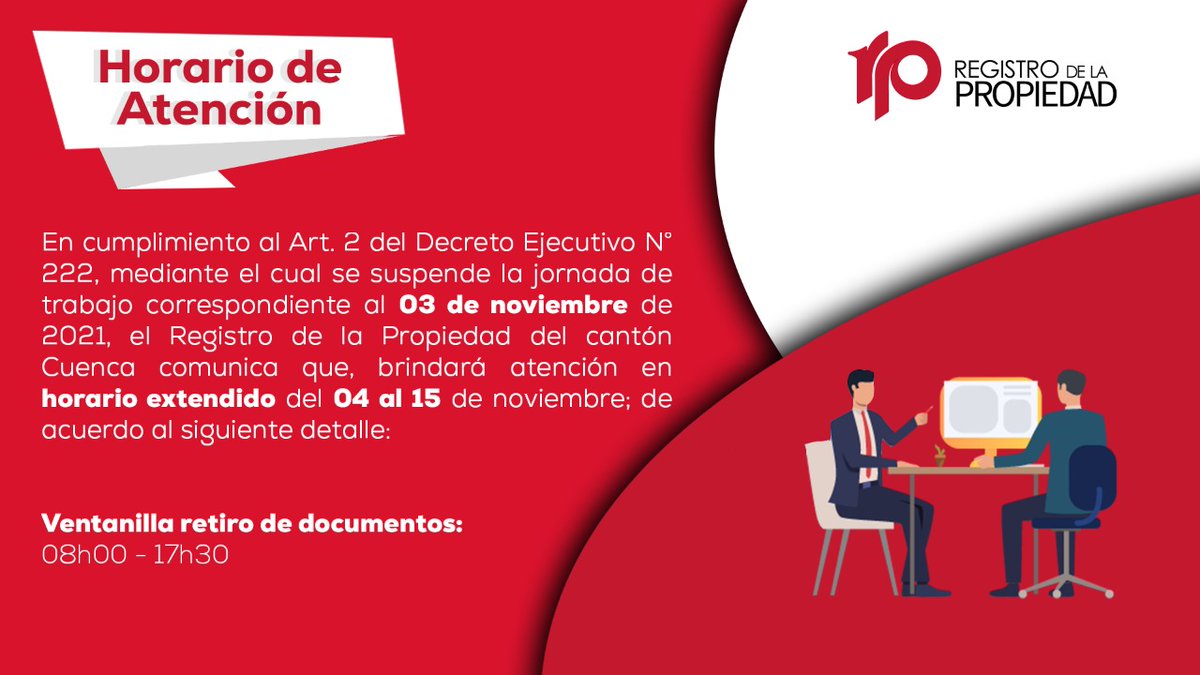 rpcuenca's tweet photo. Atención Horario Extendido https://t.co/6RM1gCbNKa
