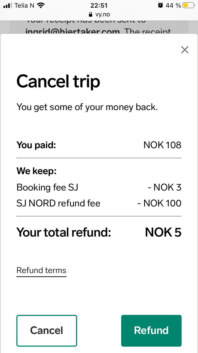 Eg elskar togprivatisering! 

Kjøper refunderbar billett hos SJ: