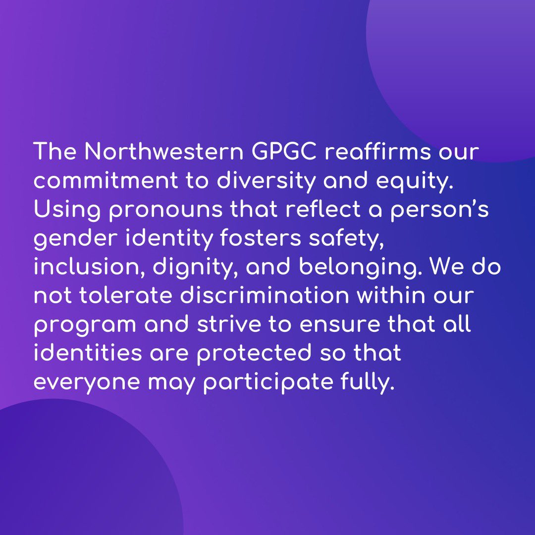 A message from the Northwestern Graduate Program in Genetic Counseling #GCChat