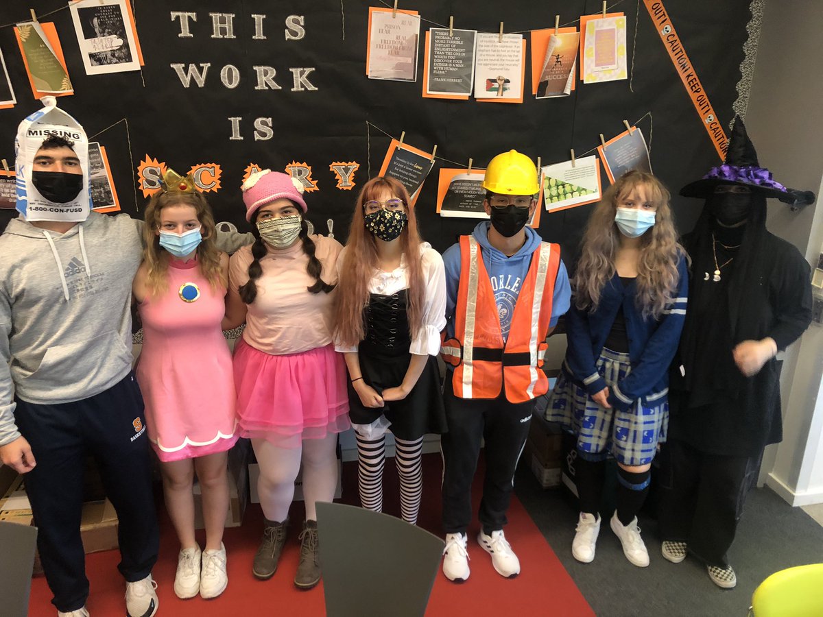 So much spooky spirit in 701 today! 🎃 <a href="/StaggHighSchool/">Stagg High School</a>