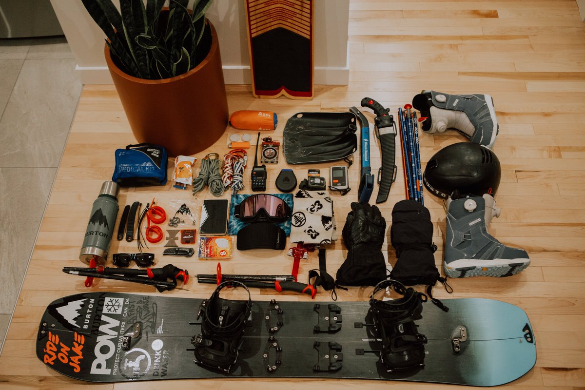 burtonsnowboard's tweet photo. Probe, Beacon, Shovel: ✔️ Spare Parts: ✔️ First Aid Kit: ❓

Is your gear ready for winter? #BurtonAmbassador &amp; backcountry expert Kate Ediger goes through the motions of prepping her pack in the latest Burton Blog: https://t.co/5fG6gIYg39 https://t.co/yG9bzZrwXe