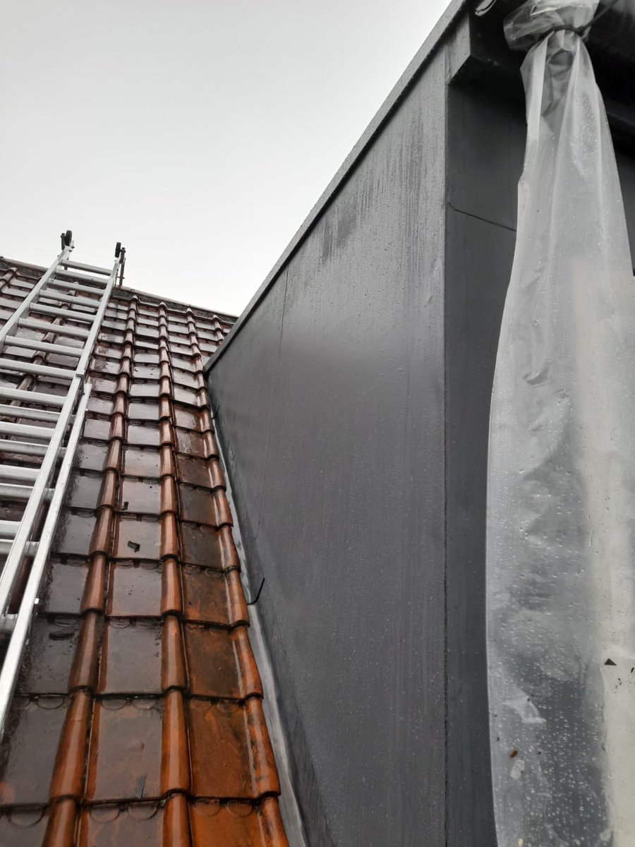 A little bit different this week but a fantastic finish achieved. No more waiting for cladding for your dormers just bang sarnafil on it <a href="/AimRoofing/">Aim Developments Ltd</a> @SikaSarnafilUK