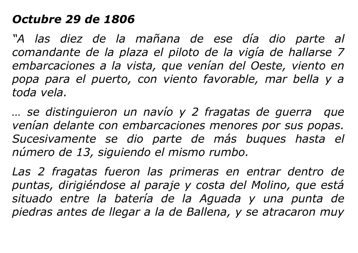 ScassoBurghi's tweet photo. 29 de octubre de 1806: ataque inglés a Maldonado https://t.co/3vROQT8hlA