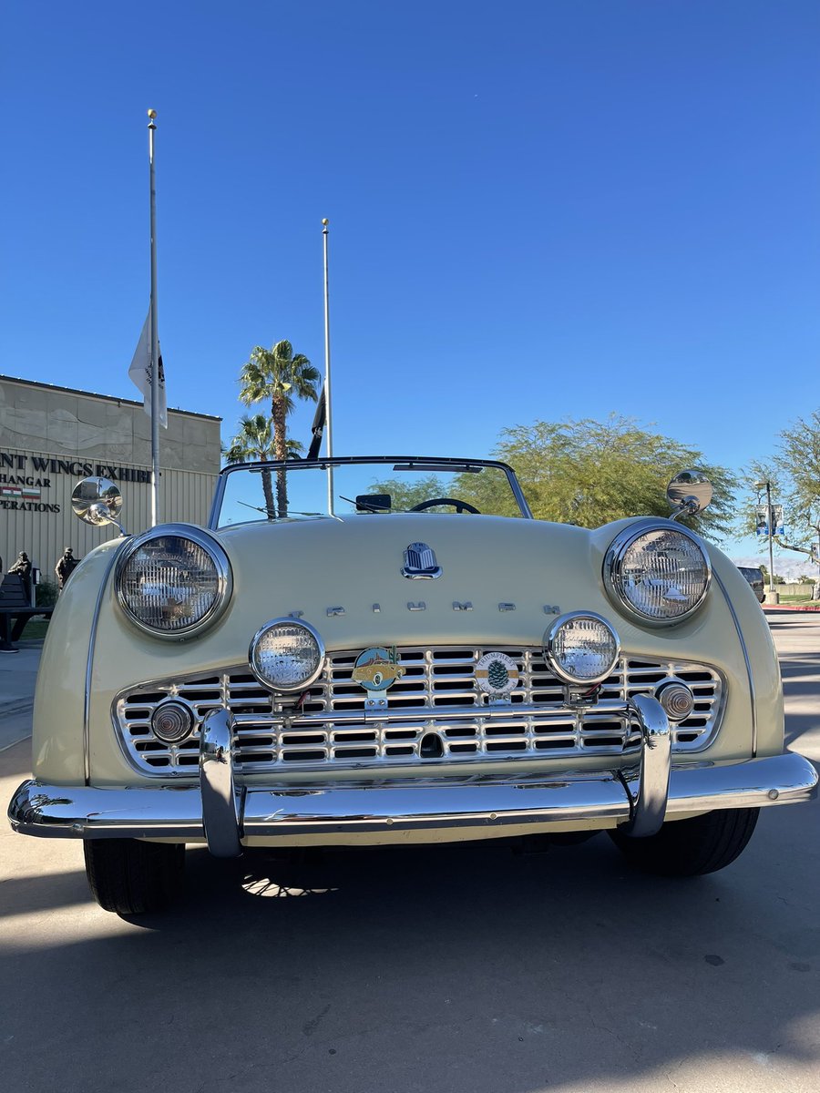 Historation_App's tweet photo. We are excited and getting ready for our first event! Tomorrows show at the #PalmSpringsAirMuseum is going to be awesome! Come check us out and enjoy the amazing #ChiliCookoff! #Historation #FirstEvent #ClassicCars #PalmSprings #CarShow https://t.co/uAAjlqDNFF