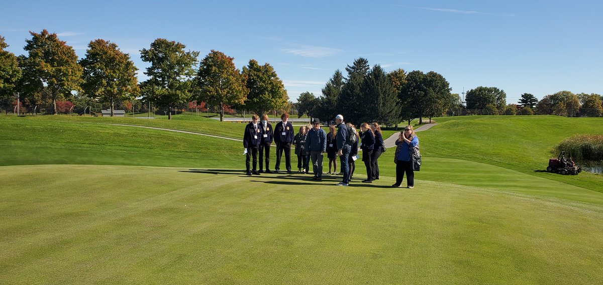 Honored to host a Career Opportunity Tour with the <a href="/NationalFFA/">National FFA</a>. Over 150 students toured the Golf and Grounds Department and learned of potential careers in the Golf Industry