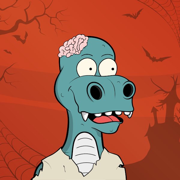 MGNFT1's tweet photo. 1/500 special Halloween Zombie drop! Thanks @DapperDinoNFT #nftdrop #SaveTheDinos https://t.co/yf21T0tcWm