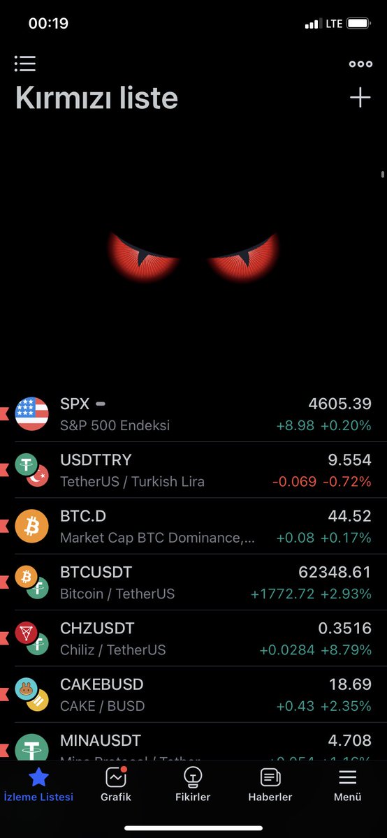 cryptohydr's tweet photo. @tr_tradingview @tradingview what is this ? What kind of joke or view it is ? It makes me feel that my account hacked. Also, it made me scare !

Bu nasıl bir saçmalık. Hesabım hacklenmiş gibi hissediyorum ve oldukça korkutucu. Umarım biranönce kaldırırsınız ! https://t.co/N3ZZ9wmDOj