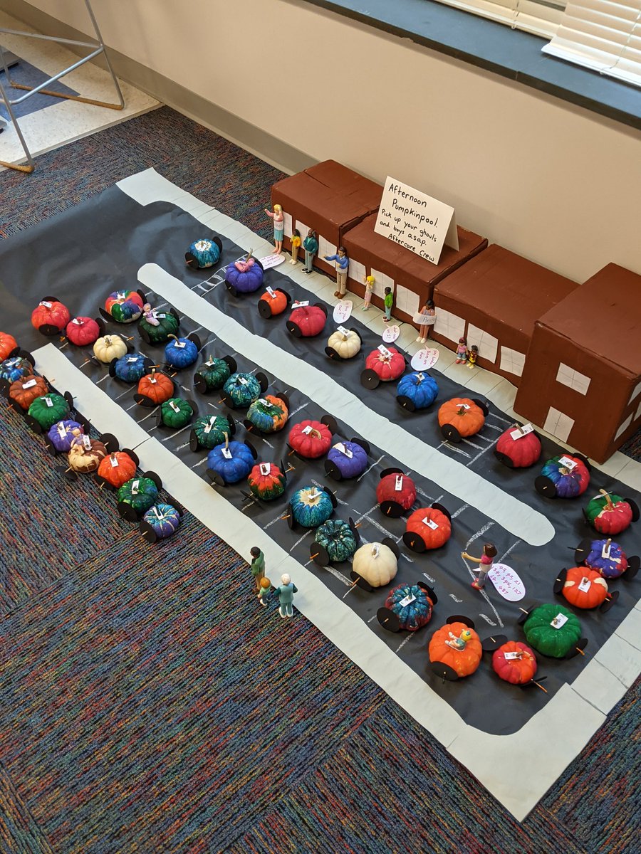 Annette32103419's tweet photo. Proud of the afterschool crew for winning the Pumpkin Decorating Competition. Tough competition as the other entries were epic. Wish I had pictures to show. Pumpkinpool rules. @LHECMES https://t.co/qs2BQ3pm0Z