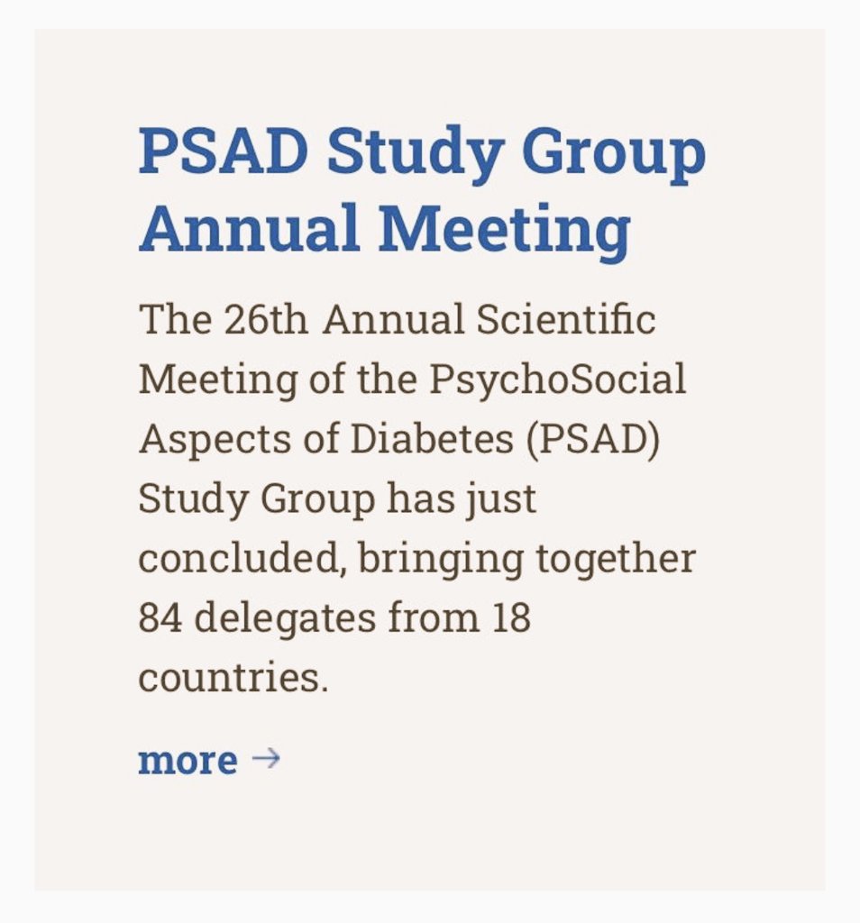 EASD Media Release on the 26th PSAD Scientific Meeting 
easd.org/sites/default/…
#PSAD_2021 #psad_ecr