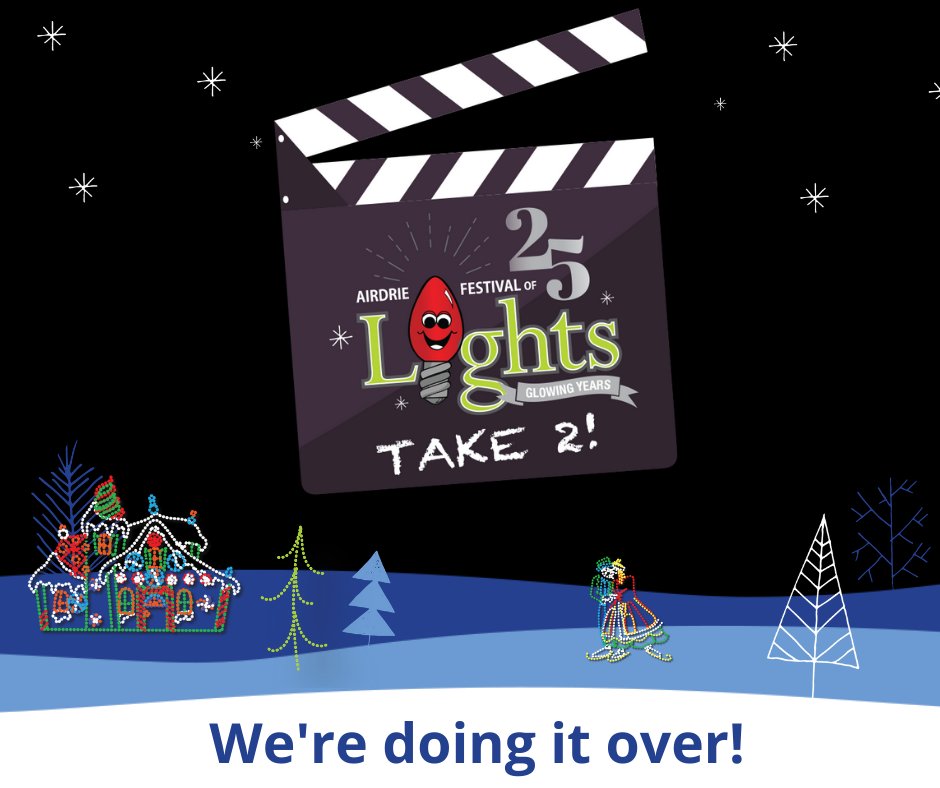 AirdrieLights's tweet photo. We are getting so excited as we approach TAKE TWO on 25 Glowing Years of Family Tradition! 

Plans are well underway as we attempt to celebrate everything we weren't able to last season. Be sure to follow us on Social Media &amp;  visit our website:
https://t.co/PBOQLFgXhS https://t.co/bWmAzluQXg
