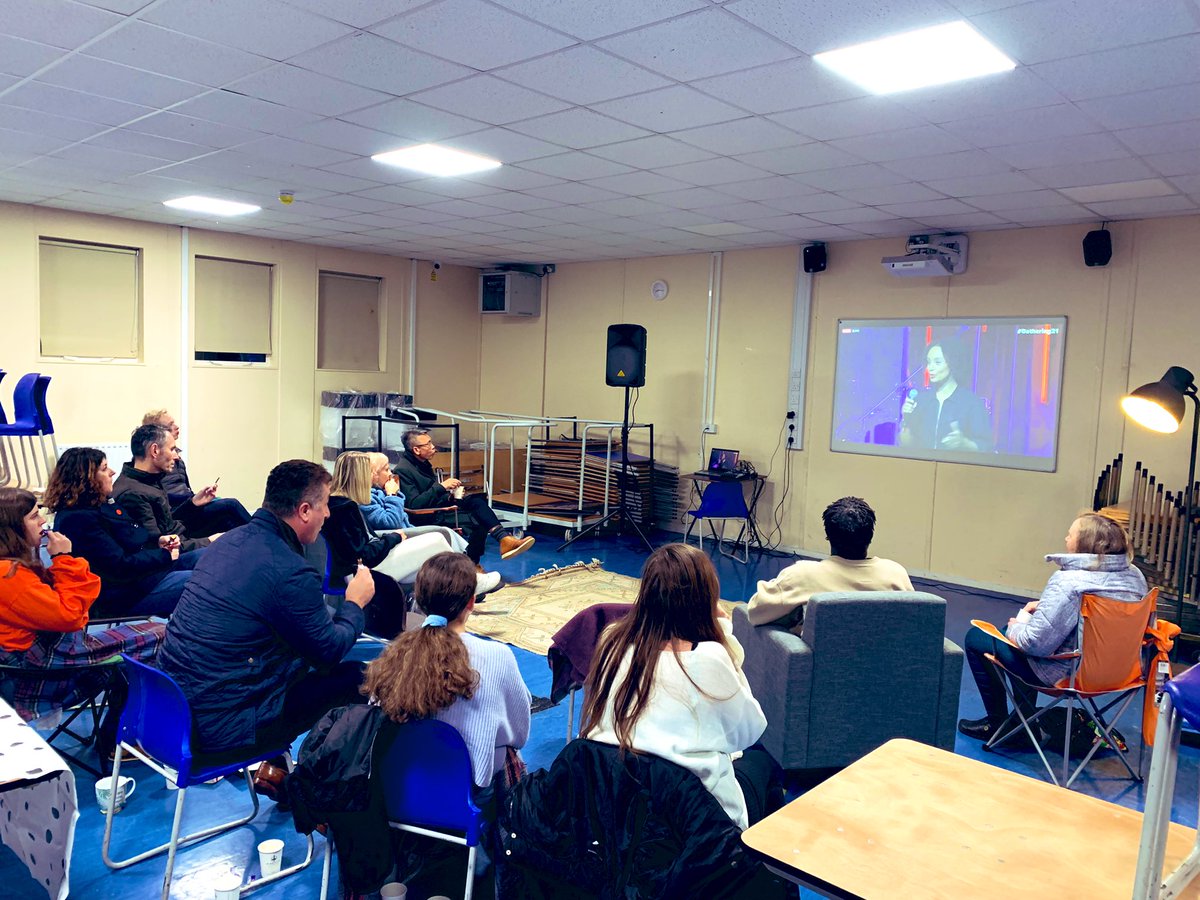 Charl_Harman's tweet photo. Awesome start to the @247prayer gathering tonight!! So good to be together as @proximitySLH and join in with friends all over the world! Especially awesome to have our ‘watch party’ in our local school #gathering21 https://t.co/JhMGglk4MA