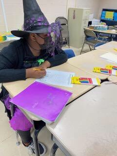 DabneyElem's tweet photo. No trick here! These students @DabneyElem are working hard. Their teachers have planned the most engaging activities to keep them busy and learning. What fun! https://t.co/RitP819EN4