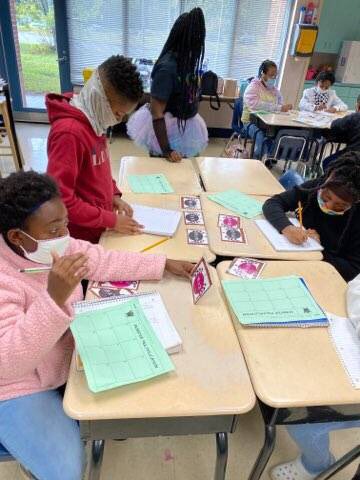 No trick here! These students <a href="/DabneyElem/">DabneyElemSchool</a> are working hard. Their teachers have planned the most engaging activities to keep them busy and learning. What fun!