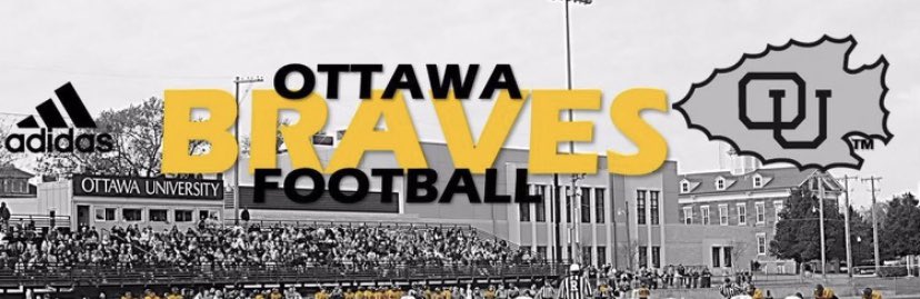 bralynrobinson6's tweet photo. Blessed to receive an offer from Ottawa University!!⚫️🟡 #gobraves @OttawaUFootball @CoachMike_OU21 @c_asmith5242 https://t.co/L9x4zoKFCz
