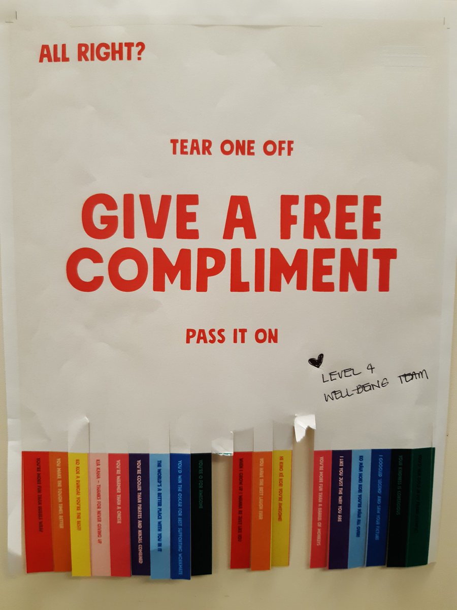 Looks like the #kindness fairies have been out and about on CVICU, helping the staff during #COVID19 #lockdown Thank you.