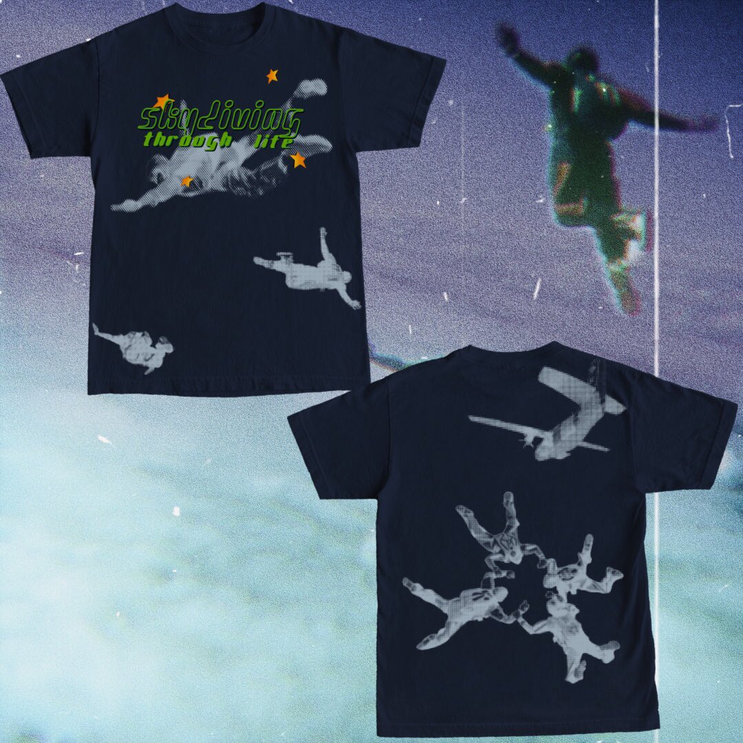 LOSTBONESART's tweet photo. True Navy- the second colorway for Skydiving Through Life.

This is 2 of 2 colors that will be dropping next month.

More info on official release date and special announcement on where it will be available, soon 🪂 https://t.co/9cO8Axmirw