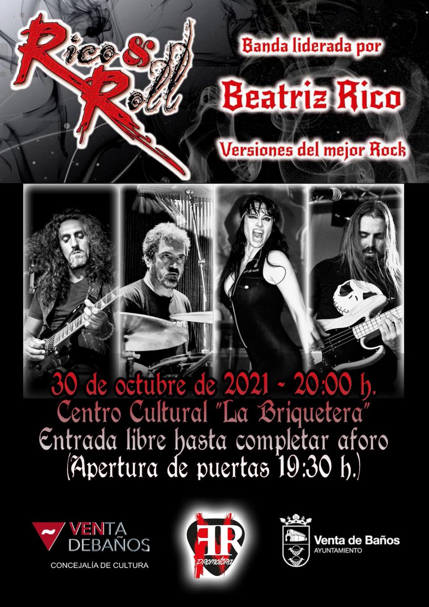 Volvemos después del largo parón pandémico. Mañana a las 20:00 horas, en Venta de Baños (Palencia). Are you ready to rock? 🤘🤘🤘 #conciertorock #versionesrock