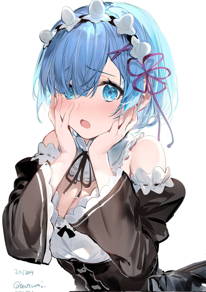 BustyPunkDogMom's tweet photo. Give me nicknames for this cutie please! Her name is Rem. https://t.co/1haKXkg8Tq