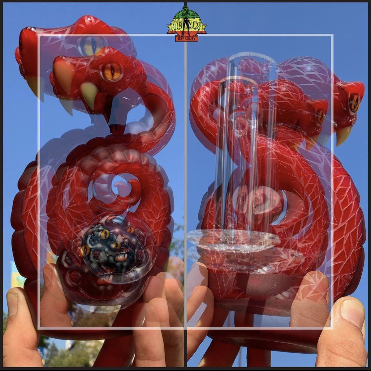 BigAlSmokeshop's tweet photo. Serpentβs Lair @nikocray @dwreckglass @blackmarketglass πππ¨β¨ππΊππΉβ οΈβοΈ
https://t.co/8UOF4Y8XB5
#nikocray #dwreckglass #blackmarketblender #55degree #headyglass #thousanddollarsmoke #nikocraysnake #halloween #bigalssmokeshop https://t.co/yRhXhDUcNI
