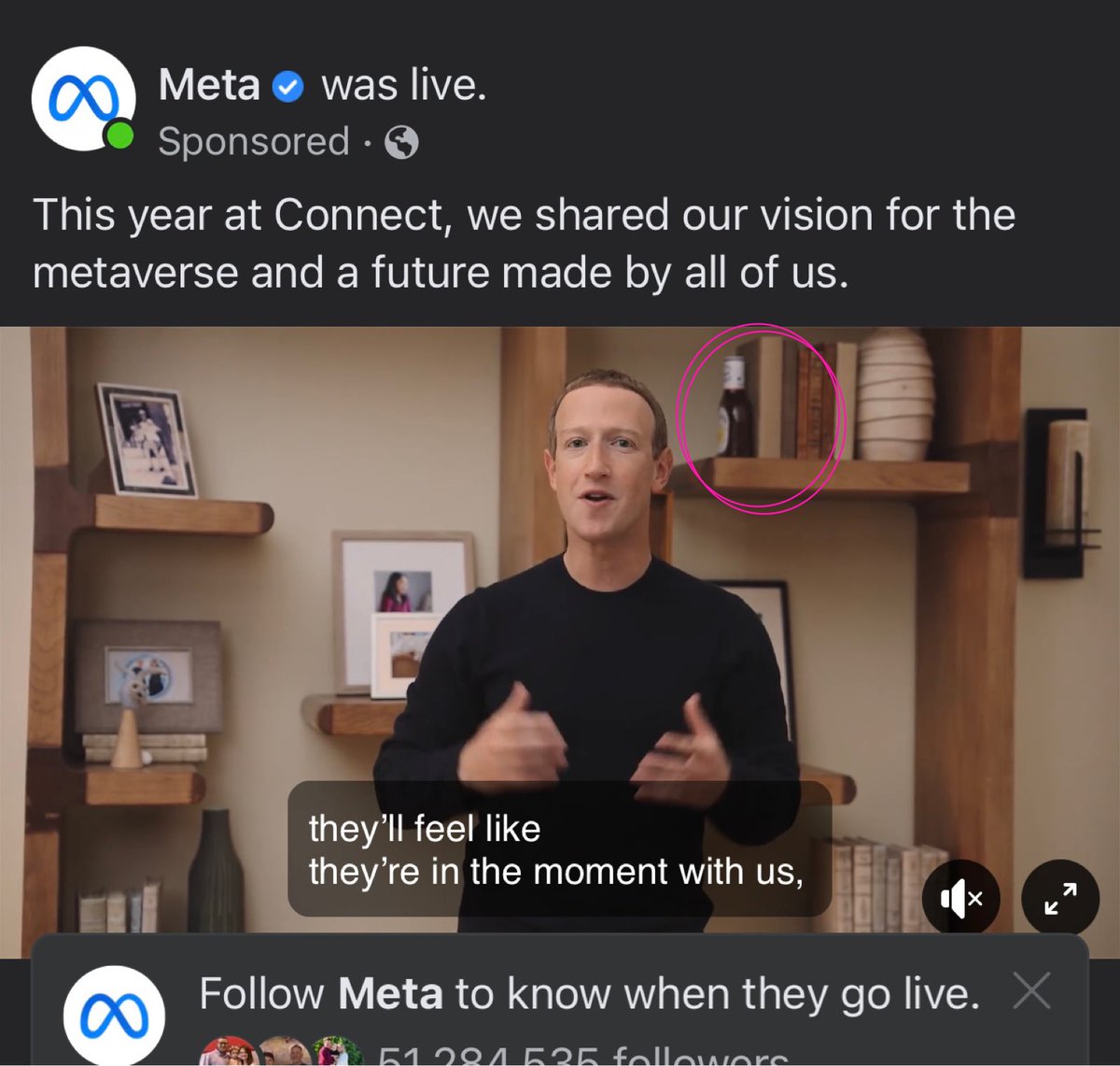 I’m just wondering who gave Zuck daddy a Sweet Baby Ray's book stopper #Metaverse