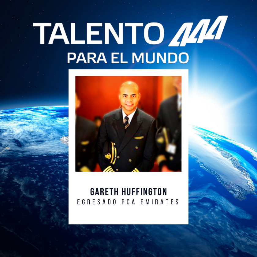 El Capitán Gareth Huffington ¡orgulloso Talento AAA por el mundo! Comandante de A380  en Emirates. ✈