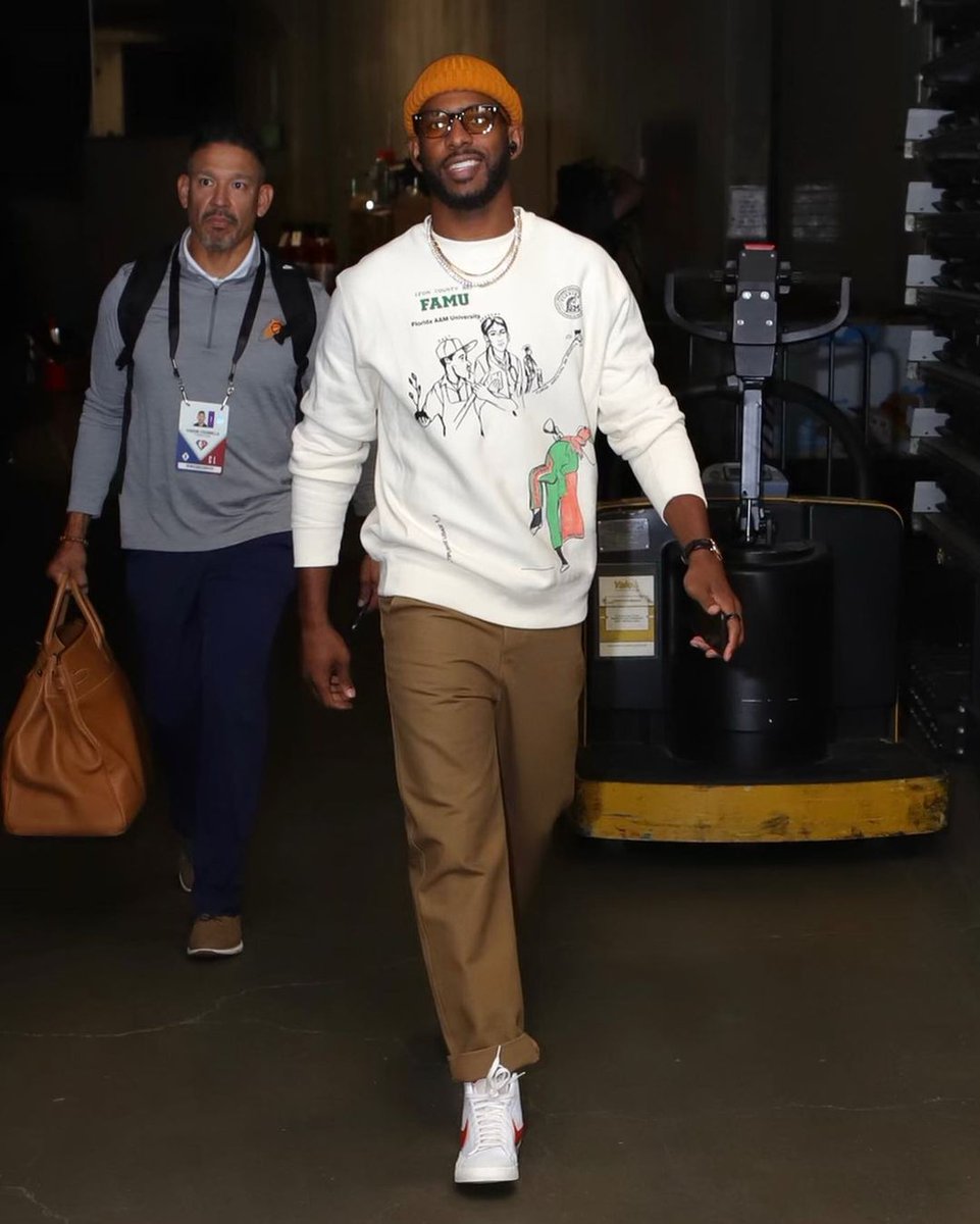 GQSports's tweet photo. .@CP3's HBCU tribute fits continue in #NBA75 https://t.co/jQFdvMrj5A